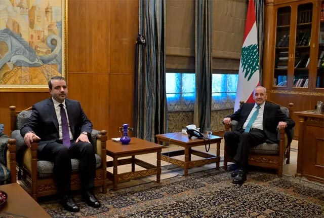 الشيباني بعد لقاء بري وسلام.. وقعنا على تأليف اللجنة العليا للتعاون والشراكة.. وإذا اقتضت المصلحة للقاء حزب الله فنحن منفتحون.. واتفاق الاطار شأن لبناني