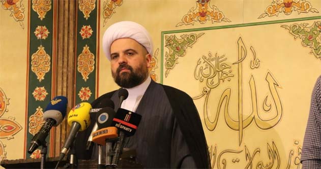 قبلان: الثنائي الوطني خيار الطائفة الشيعية والسلطة تعاقبنا ولبنان لن يُخضَع لمشاريع التطويق والخنق المالي