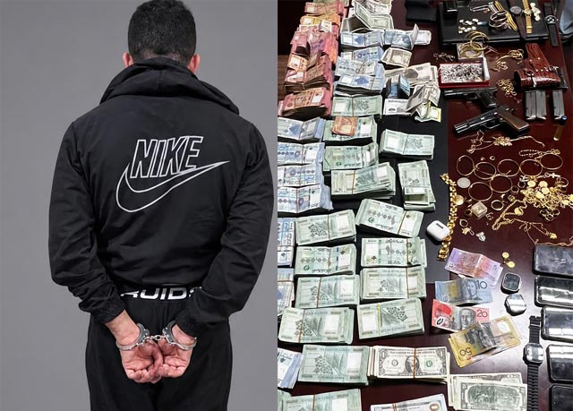 سرق بواسطة الكسر والخلع ذهبًا ومقتنيات ثمينة تفوق قيمتها 80 ألف دولار أميركي..
