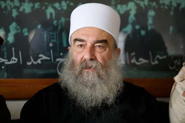 الزعيم الدرزي حكمت الهجري: إسرائيل أنقذتنا من الإبادة والتقسيم هو الحل