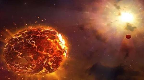 رصد كوكب هائم يبتلع الغاز والغبار بمعدل هائل