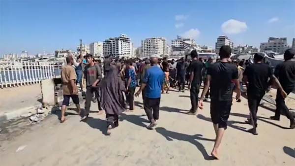 غارات عنيفة وأحزمة نارية في تل الهوا وحديث إسرائيلي عن نزوح 480 ألفا من غزة