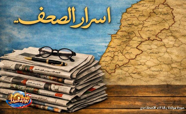 أسرار الصحف اللبنانية الصادرة يوم الأربعاء 12 آب 2026