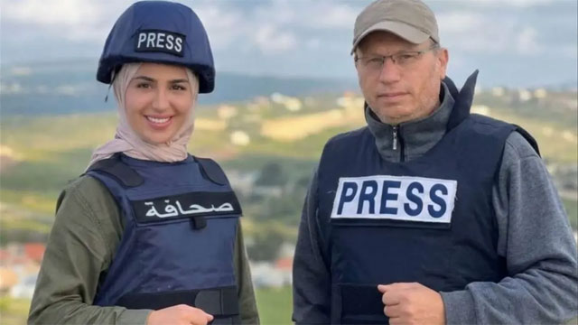 استشهاد الإعلاميين علي شعيب وفاطمة فتوني في غارة للعدو الإسرائيلي على جزين