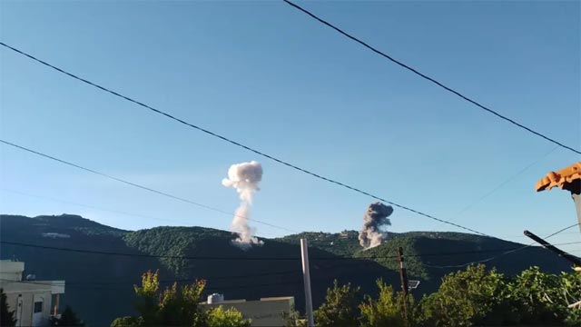 غارات وشهداء ودمار في قرى قضاء النبطية.. و غارات على مرتفعات سجد والريحان في منطقة جزين
