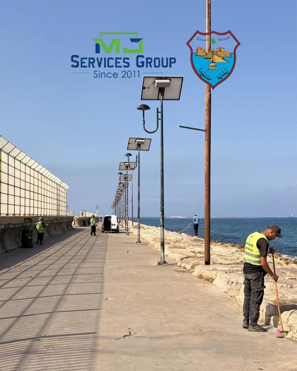 إطلاق حملة مكافحة القوارض والحشرات بالشراكة بين بلدية صيدا وMJ Services في محيط الملعب البلدي