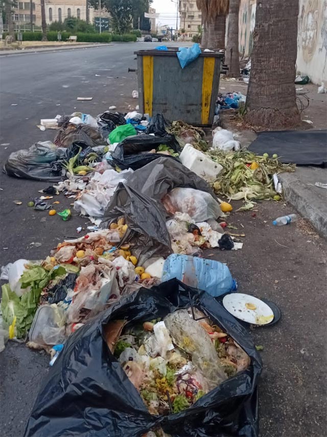 تسطير محضر ضبط رمي نفايات عشوائي بحق مطعم في صيدا