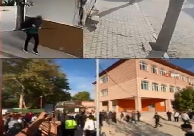 طالب يفتح النار أمام مدرسته في تركيا: 11 جريحاً واعتقال عائلته