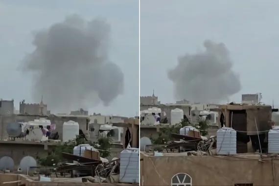 الحكومة اليمنية تعلن قصف مطار صنعاء والحوثيون يتهمون السعودية ببدء الحرب